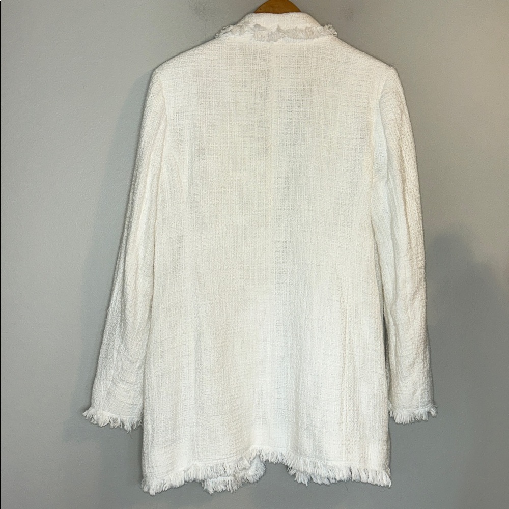 Dalia Ivory Textured Tweed Jacket - Picture 4 of 4